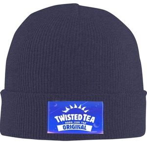 Navy Beanie - Unisex Twisted Tea Beverage Logo Hat NWT
